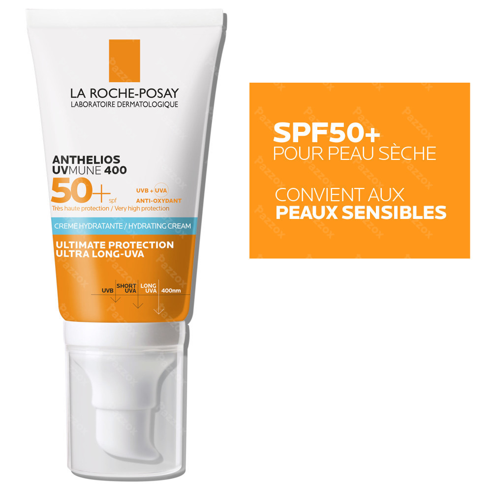 La Roche-Posay Anthelios Uvmune 400 Creme Hydratante Sans Parfum SPF50+ 50ml