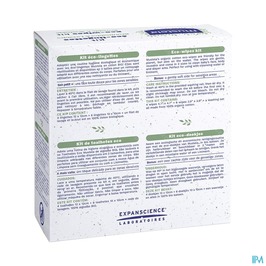 Mustela Ch Mon 1er Kit Eco Lingettes 10