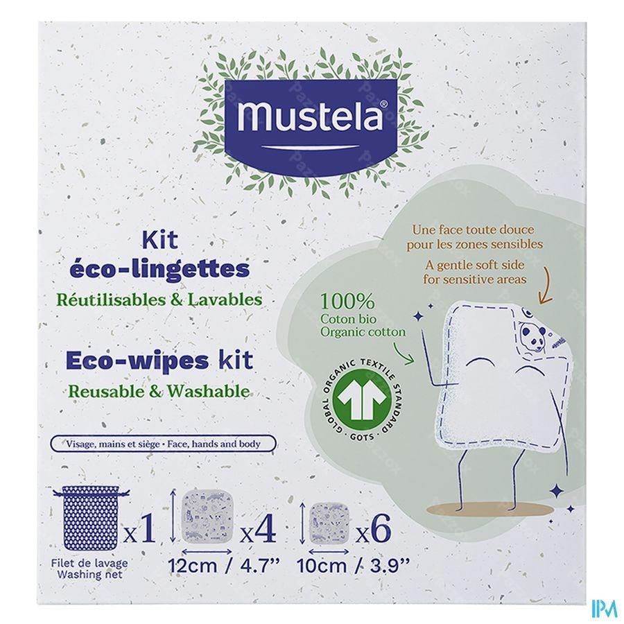 Mustela Ch Mon 1er Kit Eco Lingettes 10