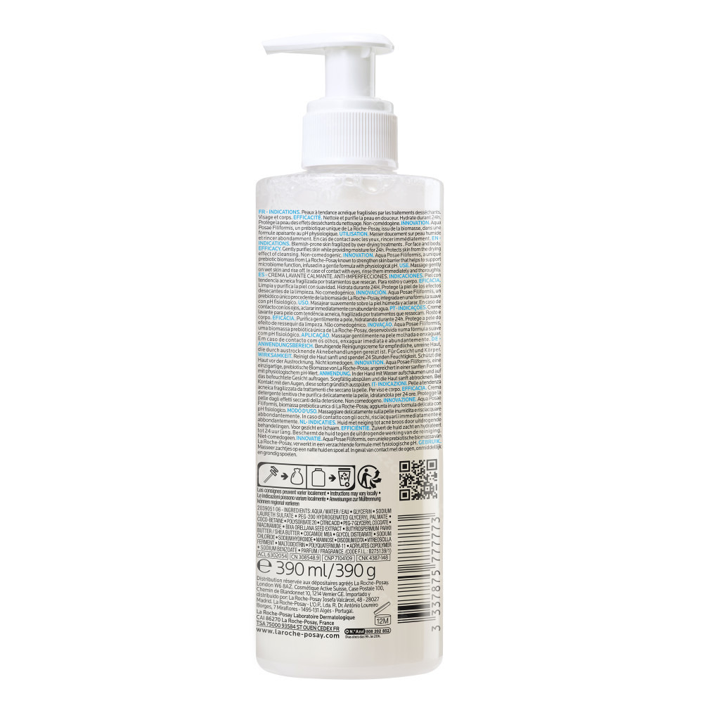La Roche-Posay Effaclar H Isobiome Gel Lavant 390ml