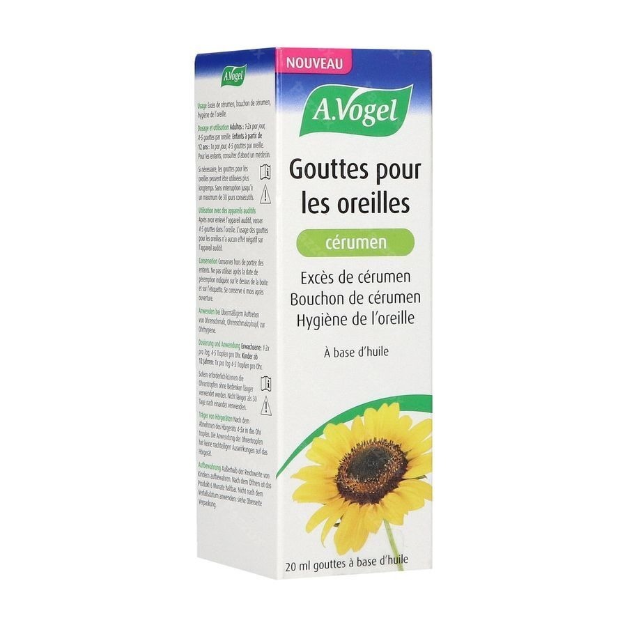 A. Vogel Oreilles Cerumen Gouttes 20ml