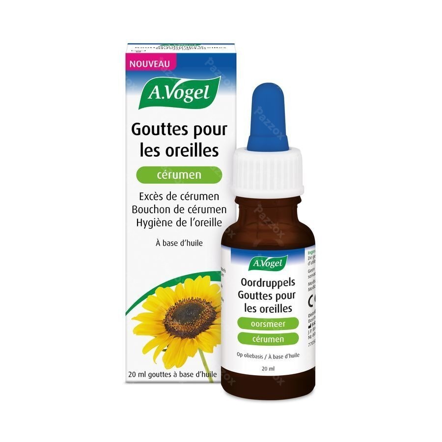 A. Vogel Oreilles Cerumen Gouttes 20ml