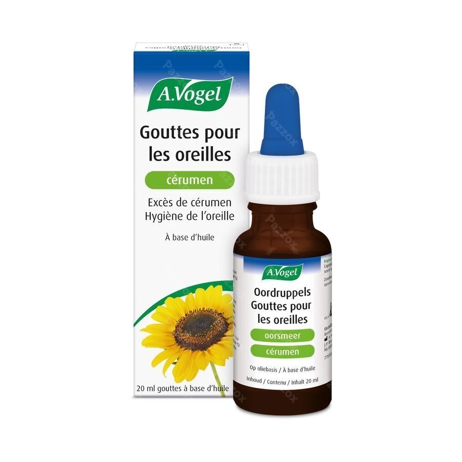 A. Vogel Oreilles Cerumen Gouttes 20ml