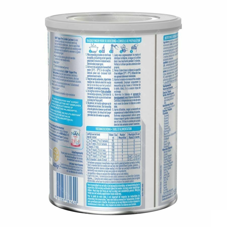 Nan Sans Lactose Pdr 400g