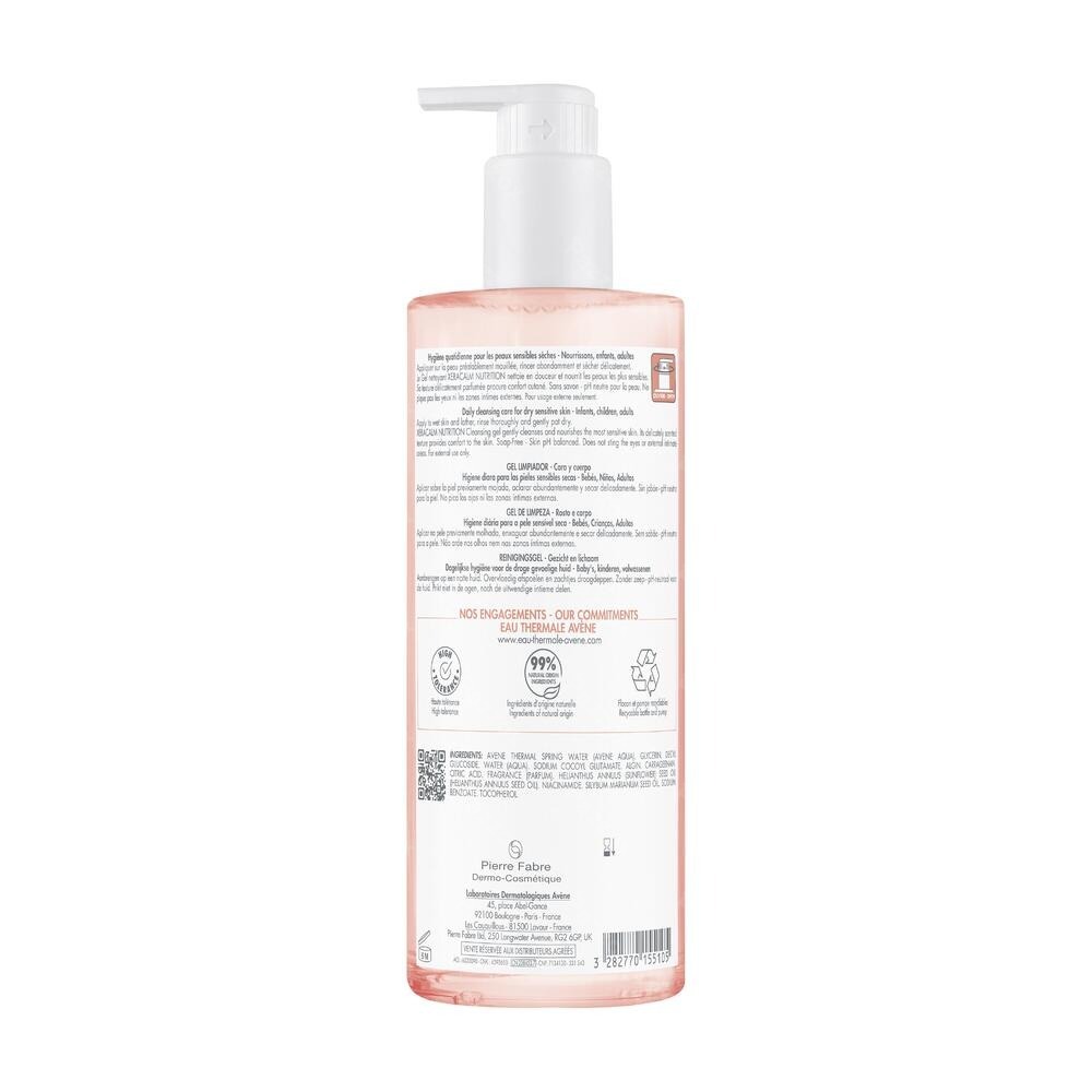 Avène Xeracalm Nutrition Gel Nettoyant 500ml