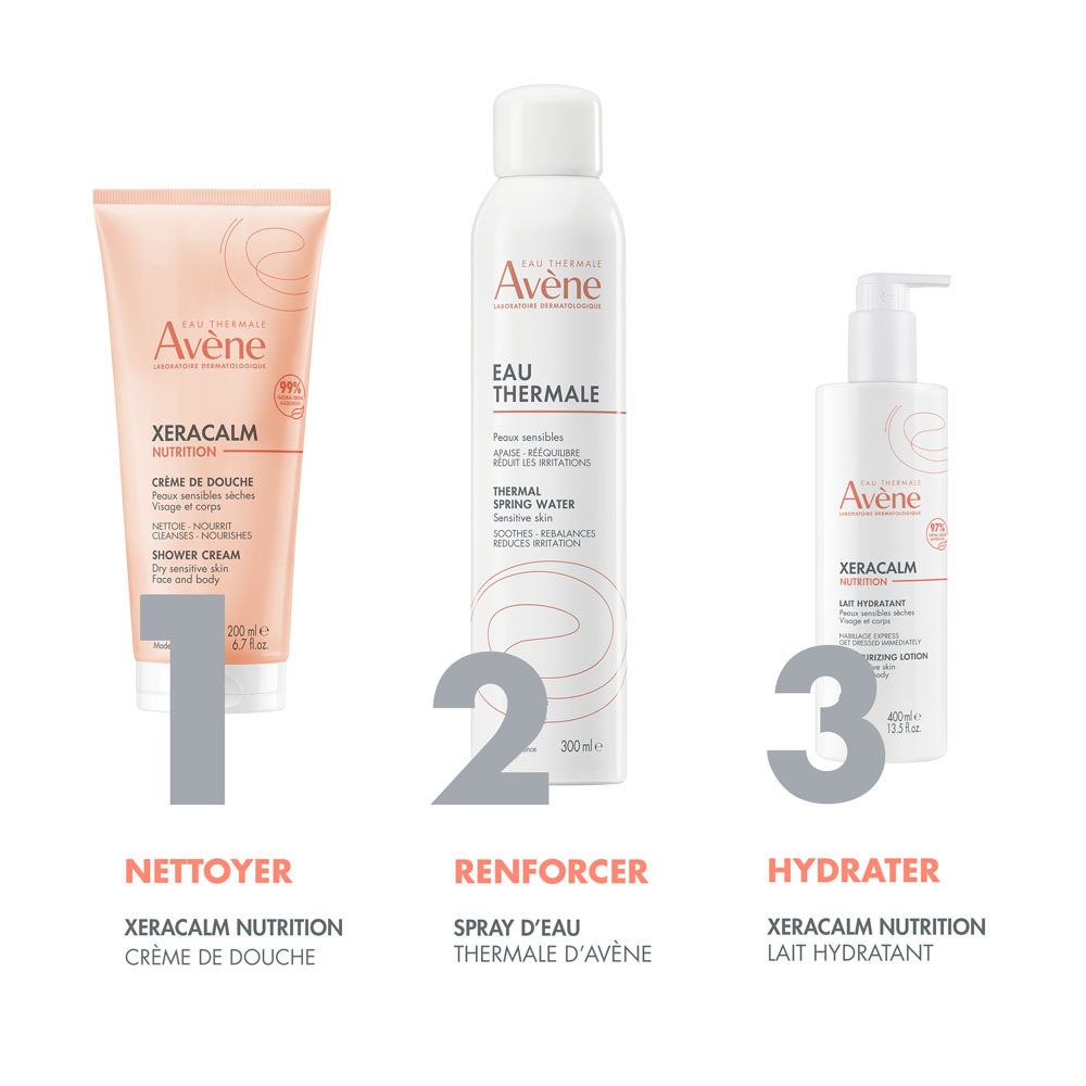 Avène Xeracalm Nutrition Crème de douche, Peau sensible sèche 200ml