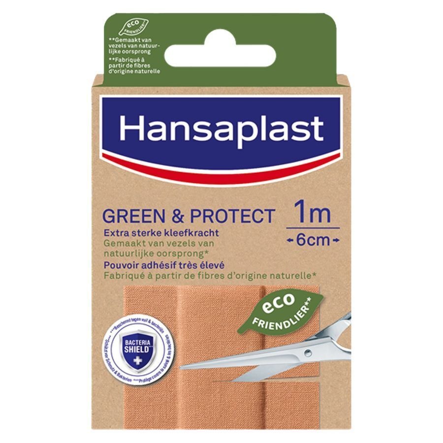 Hansaplast Pansements Green&protect 1mx6cm
