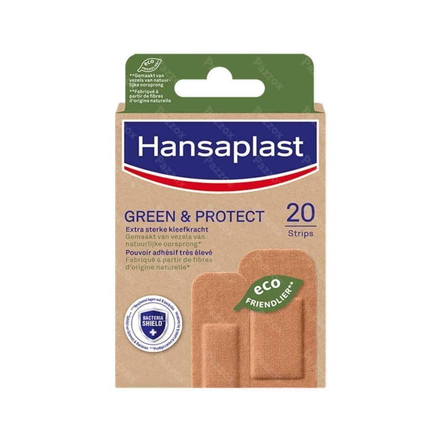 Hansaplast Pansements Green&protect Strips 20