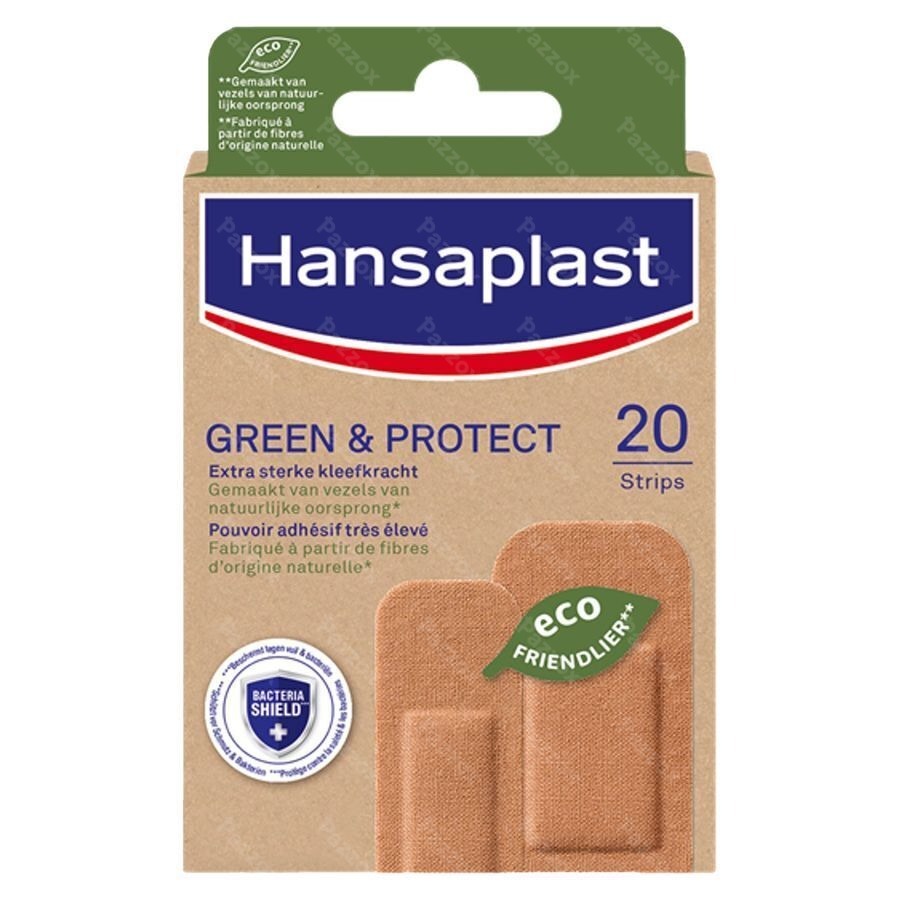 Hansaplast Pansements Green&protect Strips 20