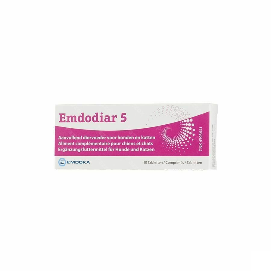 Emdodiar 5 Aliment complémentaires Chien et chat 10 Comprimées