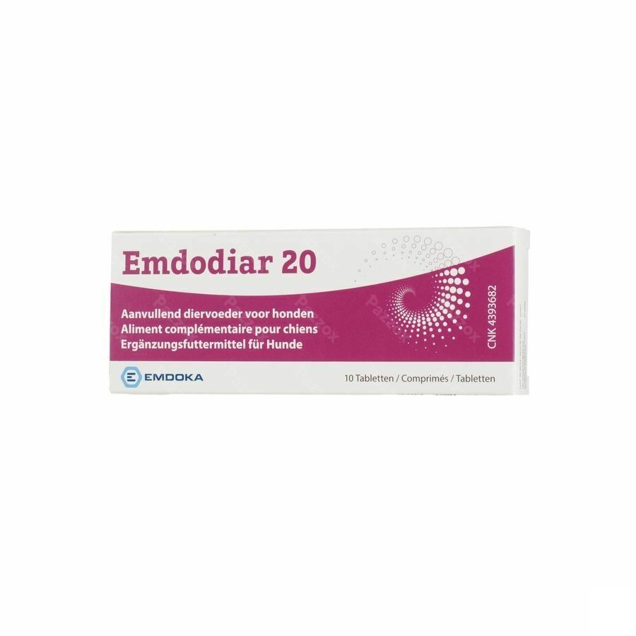 Emdodiar 20 Aliment Complémentaires Chien 10 Comprimées