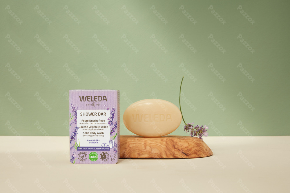 Weleda Shower Bar Lavande + Vetiver 75g