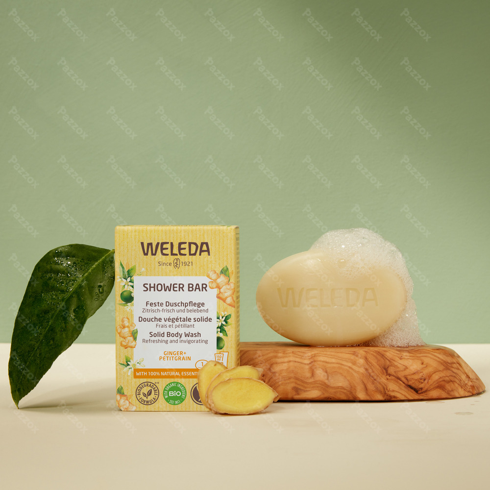 Weleda Shower Bar Gember + Petit Grain 75g