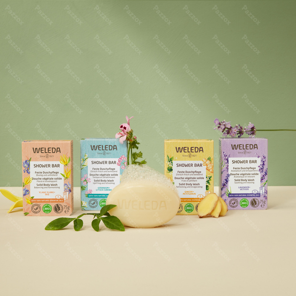 Weleda Shower Bar Gember + Petit Grain 75g