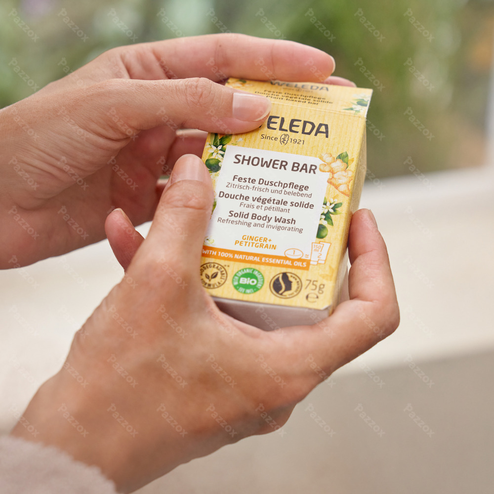 Weleda Shower Bar Gember + Petit Grain 75g