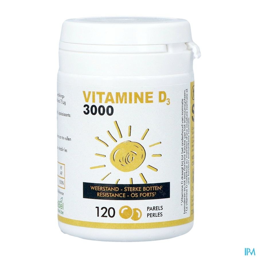 Soria Vitamine D 3000iu 120 Perles