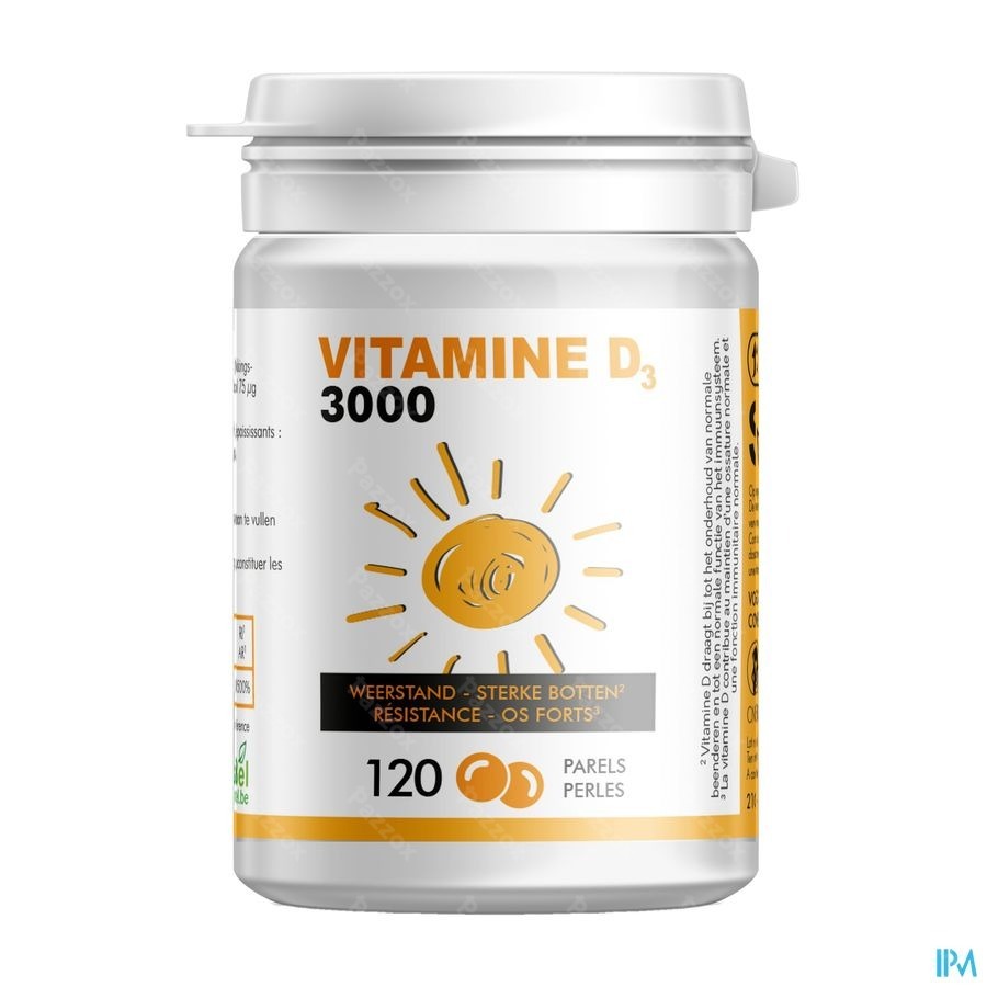 Soria Vitamine D 3000iu 120 Perles