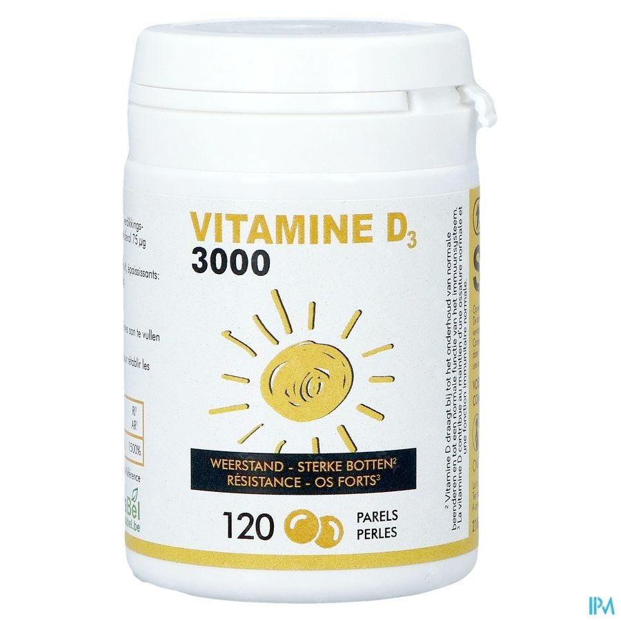 Soria Vitamine D 3000iu 120 Perles