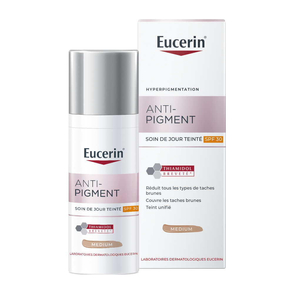 Eucerin Anti-Pigment Soin de jour Teinté SPF30 Medium Hyperpigmentation 50ml