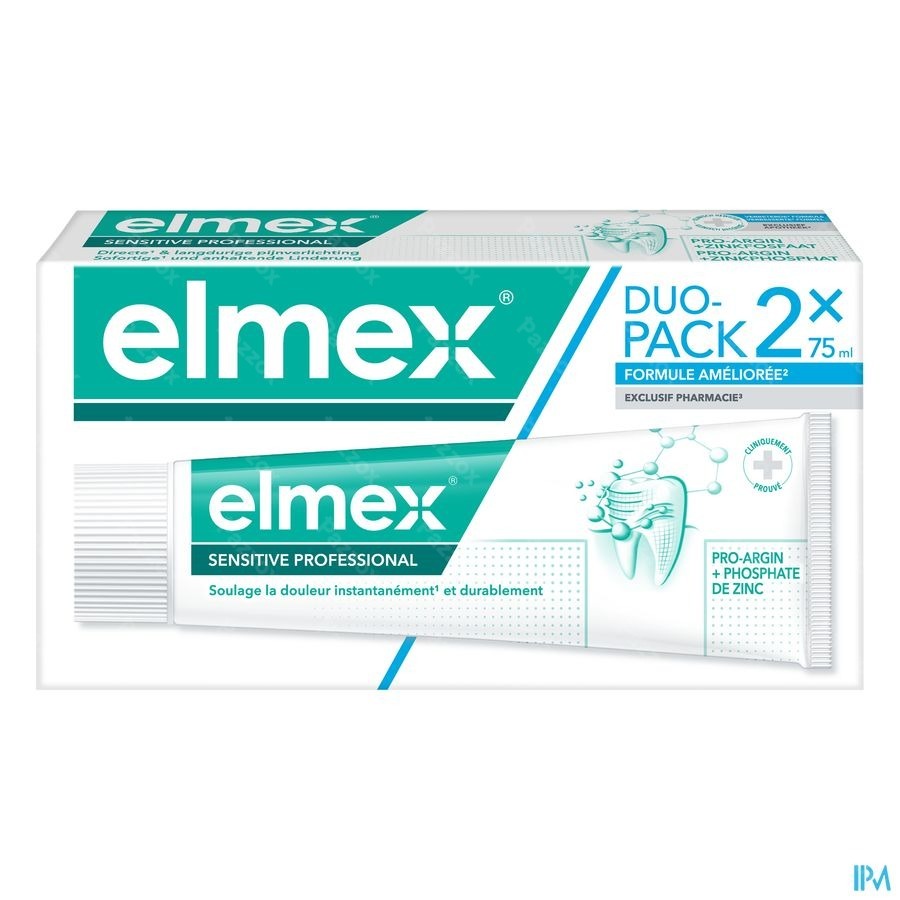 Elmex Sensitive Professional Dentifrice Tube2x75ml