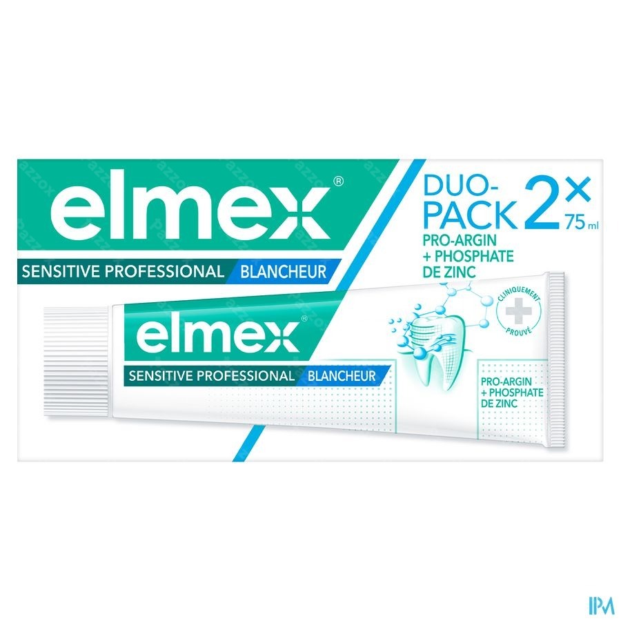 Elmex Sensitive Professional Dentrifice Blancheur 2x75ml