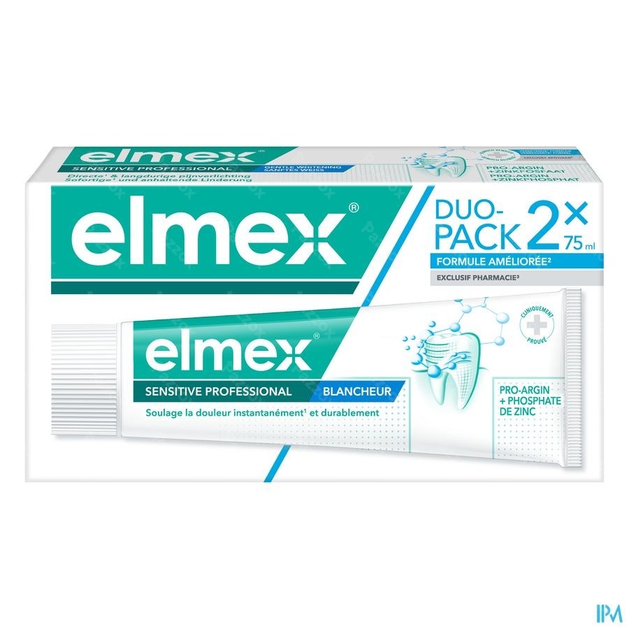 Elmex Sensitive Professional Dentrifice Blancheur 2x75ml