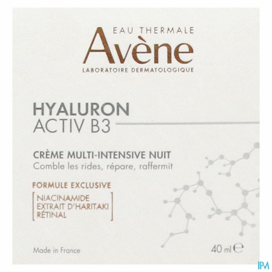 Avene Hyaluron Activ B3 Cr Regen. A/ride Nuit 40ml