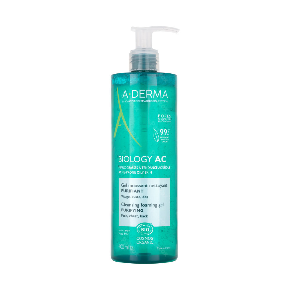 A-Derma Biology Acné Zuiverende Schuimgel 400ml