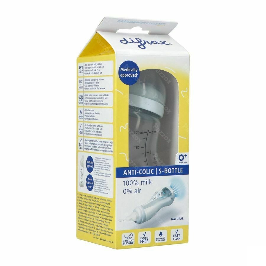 Difrax Biberon-s Natural Ice 170ml