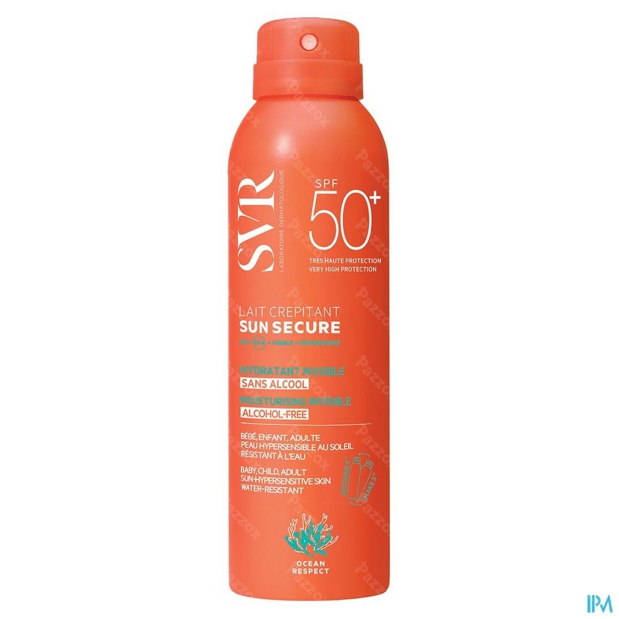 SVR Sun Secure Lait Crépitant Spray SPF50+ 200 ml