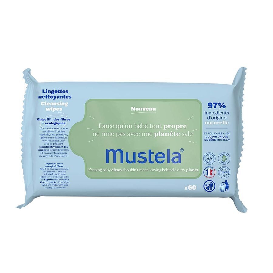 Mustela Ch Lingettes Nettoyantes 60