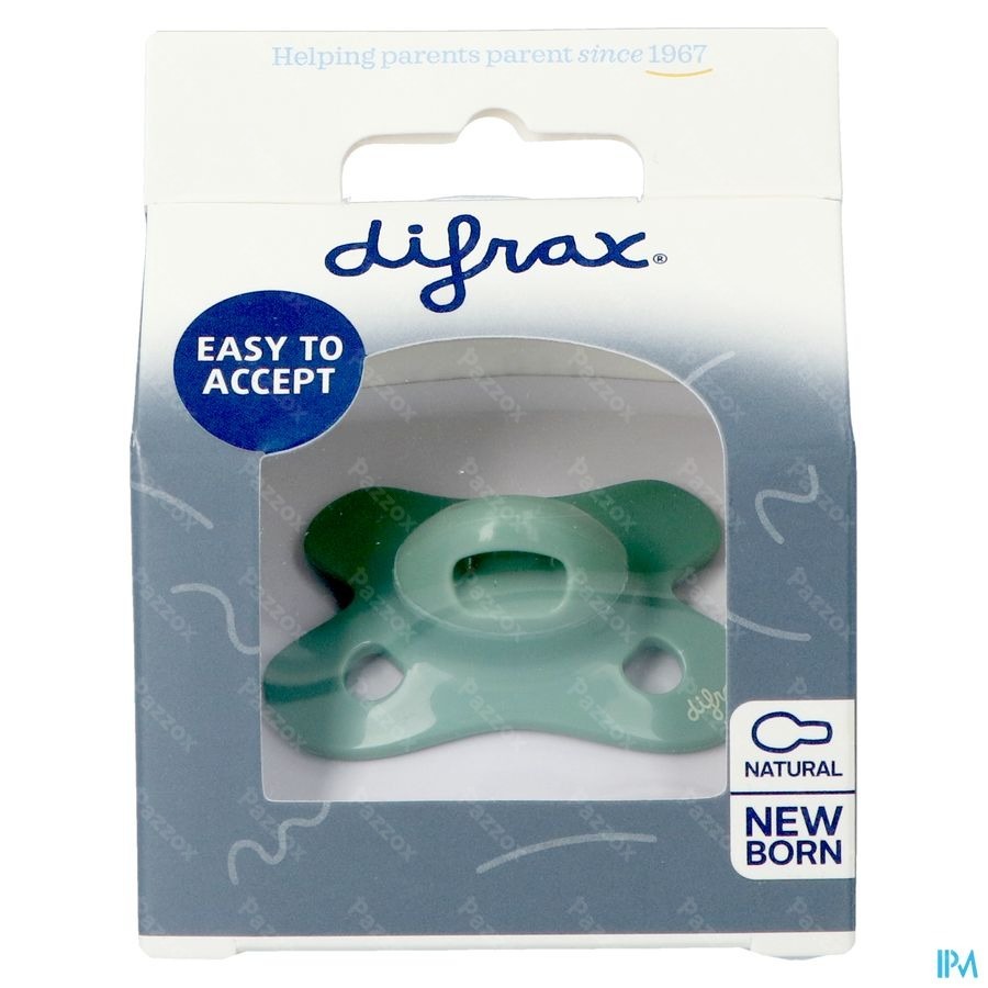 Difrax Sucette Natural Newborn Uni Sage