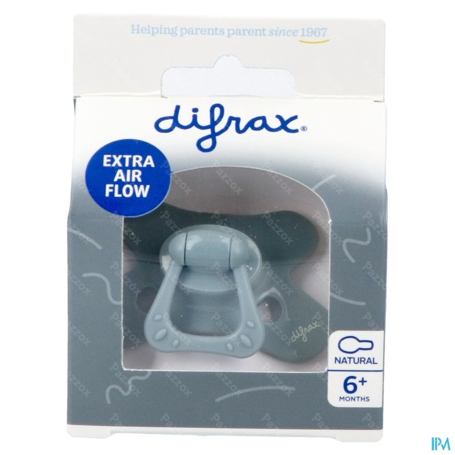 Difrax Sucette Natural 6m+ Uni Stone