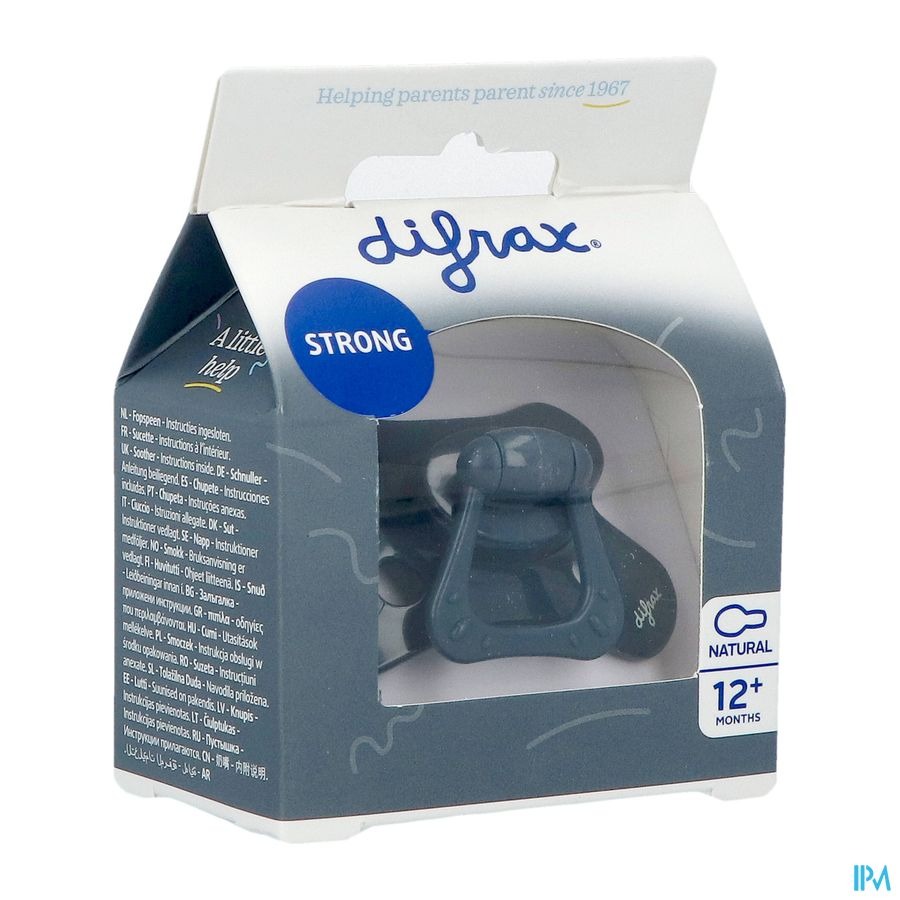 Difrax Sucette Natural 12m+ Uni Blackberry