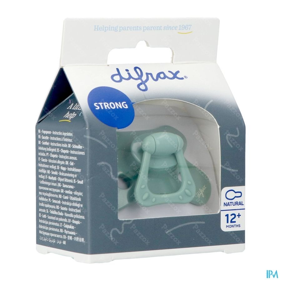 Difrax Sucette Natural 12m+ Uni Sage