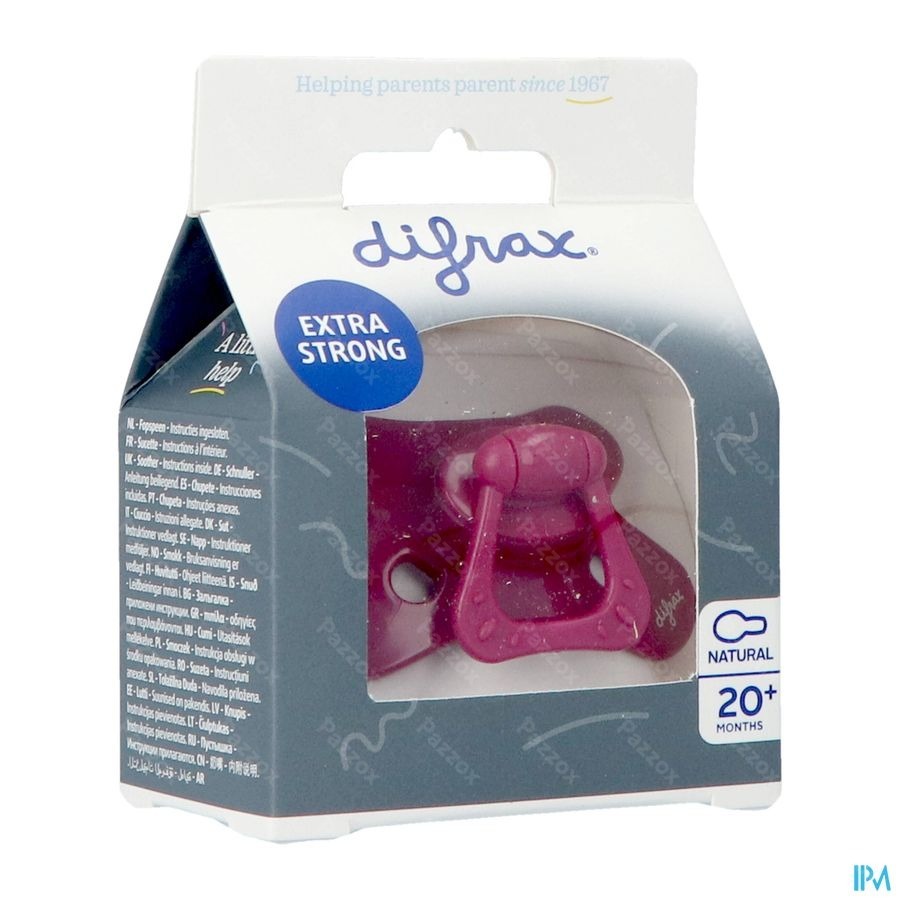 Difrax Sucette Natural 20m+ Uni Wildberry