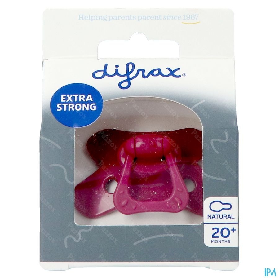Difrax Sucette Natural 20m+ Uni Wildberry