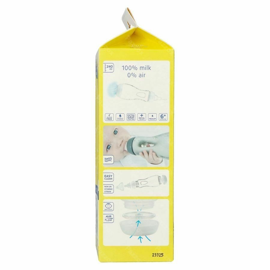 Difrax Biberon Poignee Sage 240ml