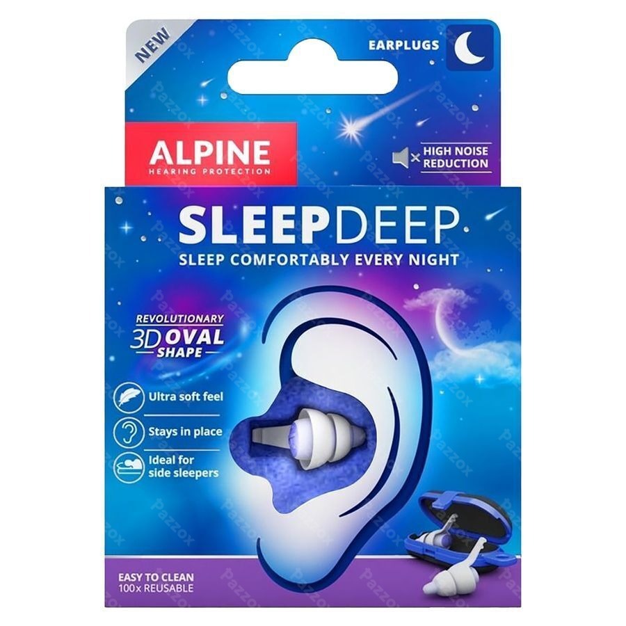 Alpine SleepDeep 1 Paire Bouchon Oreille 