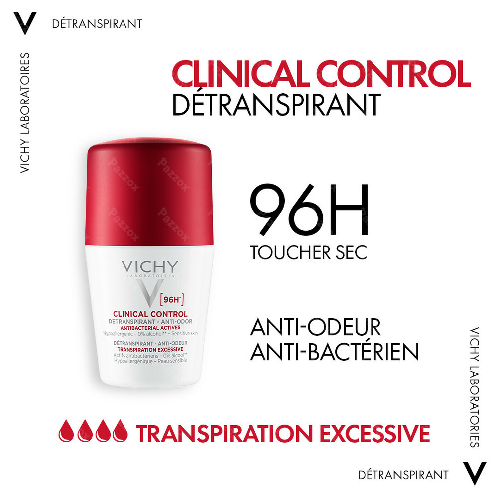 Vichy Roll-on Clinical Control 96h Detranspirant 50ml