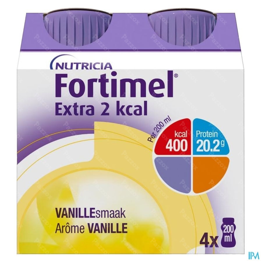 Fortimel Extra 2 Kcal Vanille 4x200ml