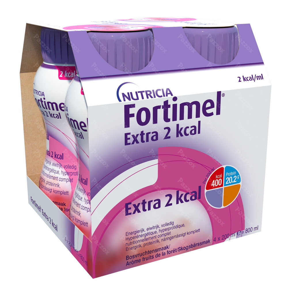Fortimel Extra 2kcal Fruits Foret 4x200ml