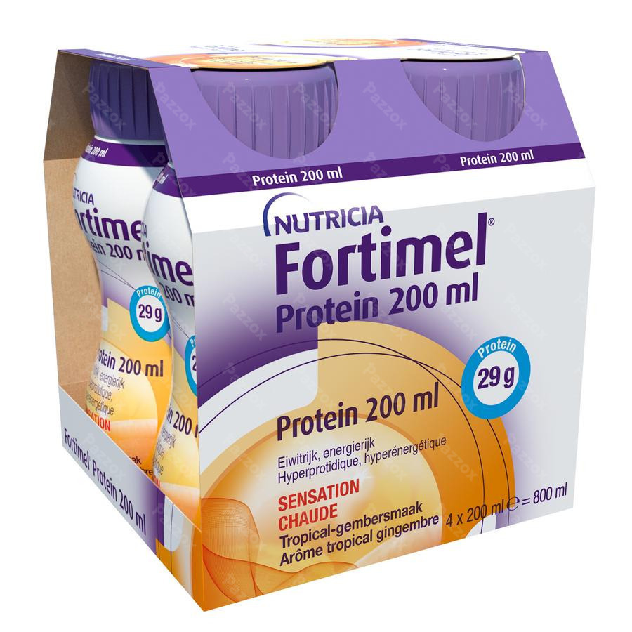 Fortimel Protein Tropical Gingembre 4x200ml
