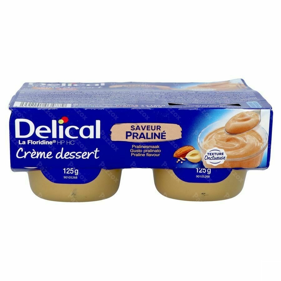 Delical Creme Dessert La Floridine Praline 4x125g