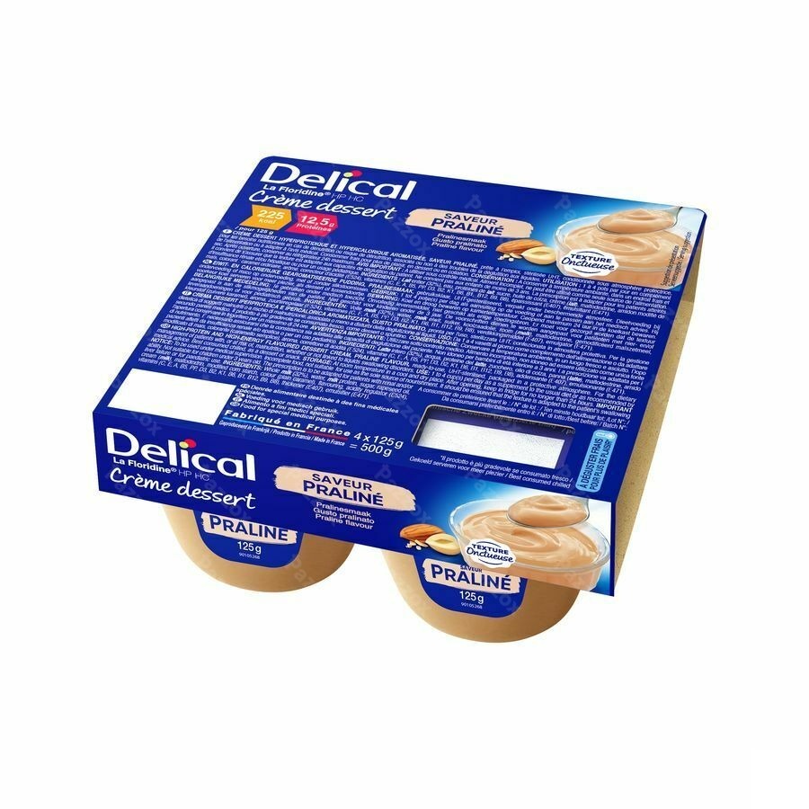 Delical Creme Dessert La Floridine Praline 4x125g