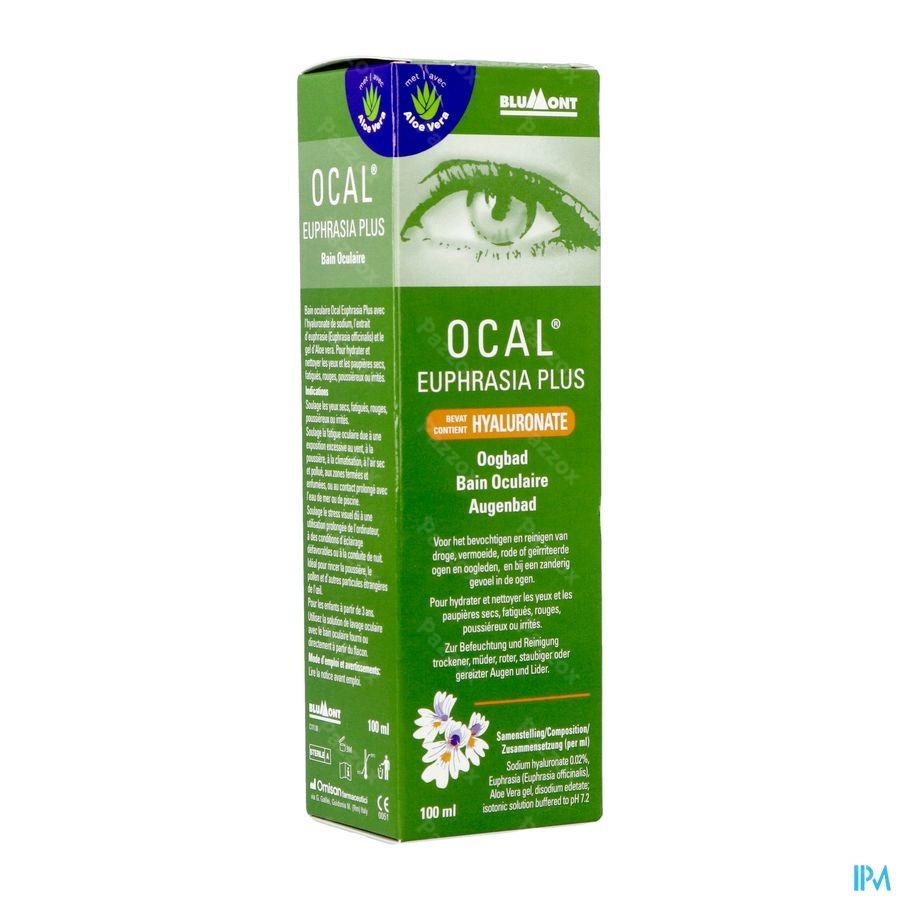 Ocal Euphrasia Plus Bain Oculaire 100ml