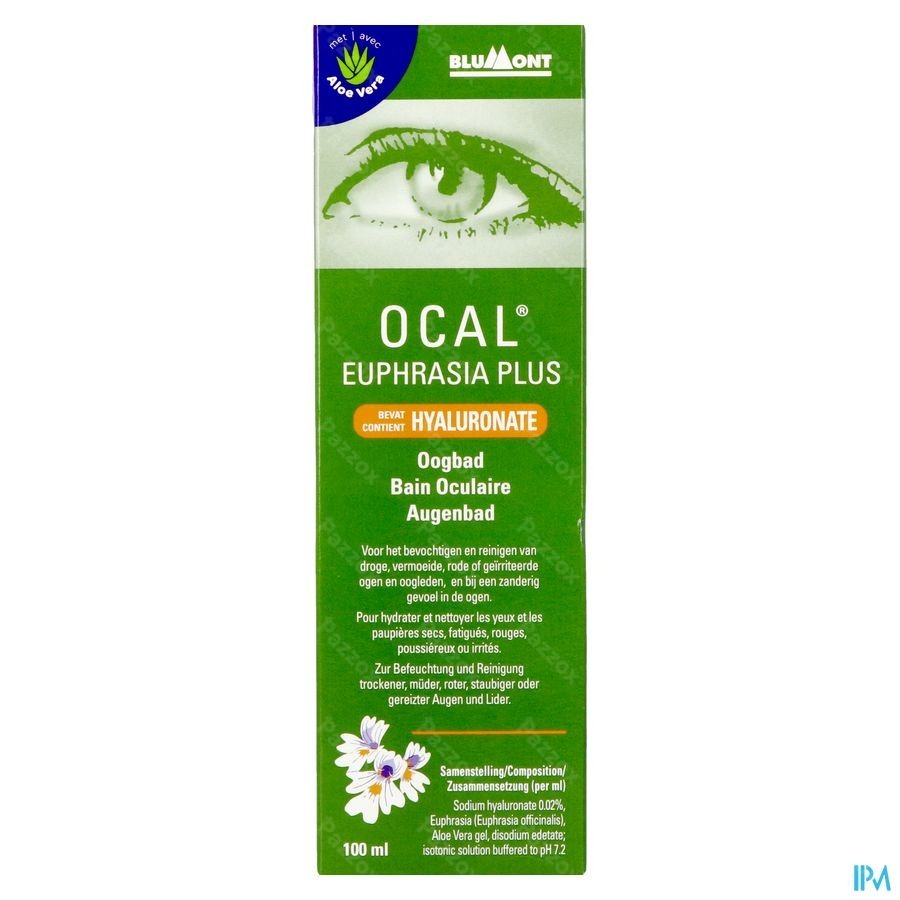 Ocal Euphrasia Plus Bain Oculaire 100ml