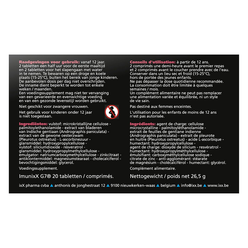 Imunixx G7 Comp 20 Nf