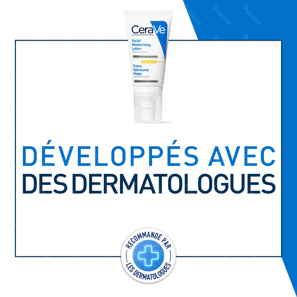 CeraVe Crème Hydratant Visage SPF50 52ml