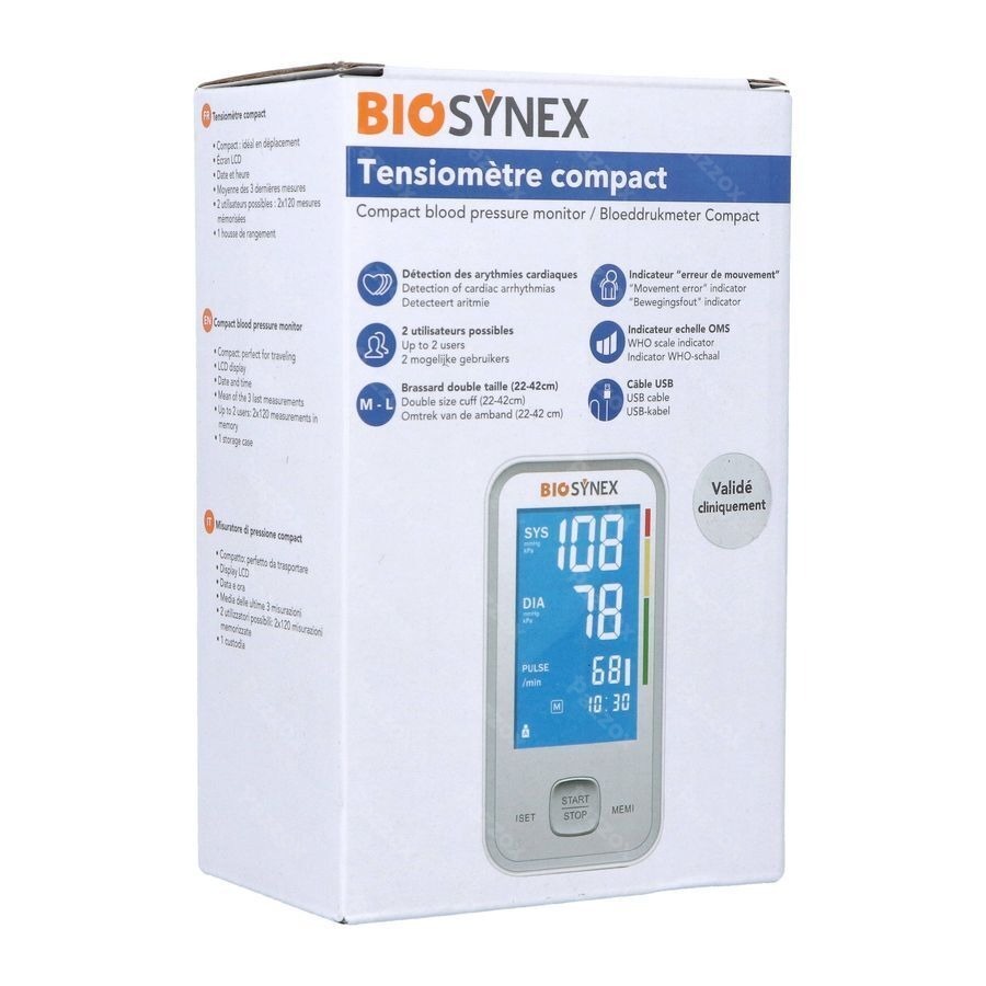 Biosynex Tensiometre Brassard Compact